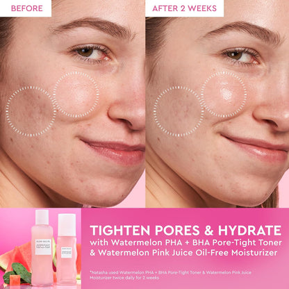 Pink Juice Water Gel Moisturizer, Korean Gel Moisturizer for Glass Skin, Oil-Free Hydrating Hyaluronic Acid Face Moisturizer for Oily Skin, Non-Comedogenic, Long-Lasting (50Ml)
